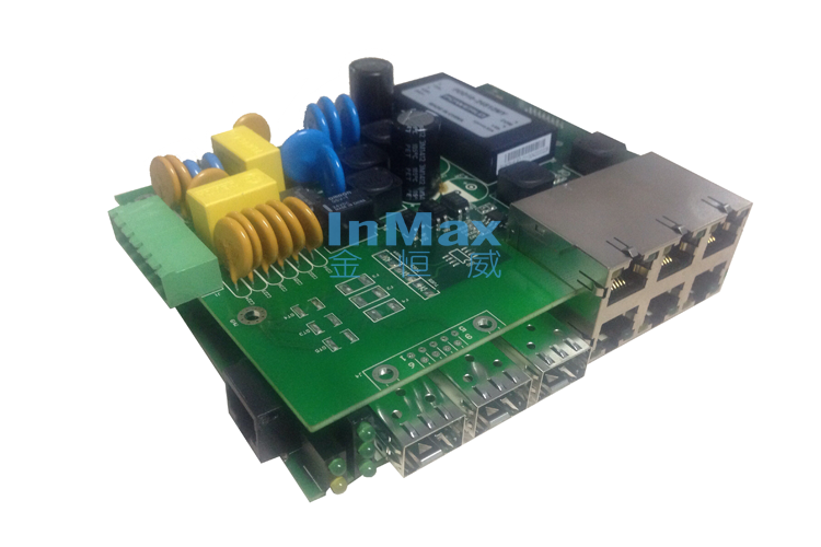 i609A-PCBA  6+3G口 嵌入式增強網(wǎng)管型工業(yè)以太網(wǎng)交換機